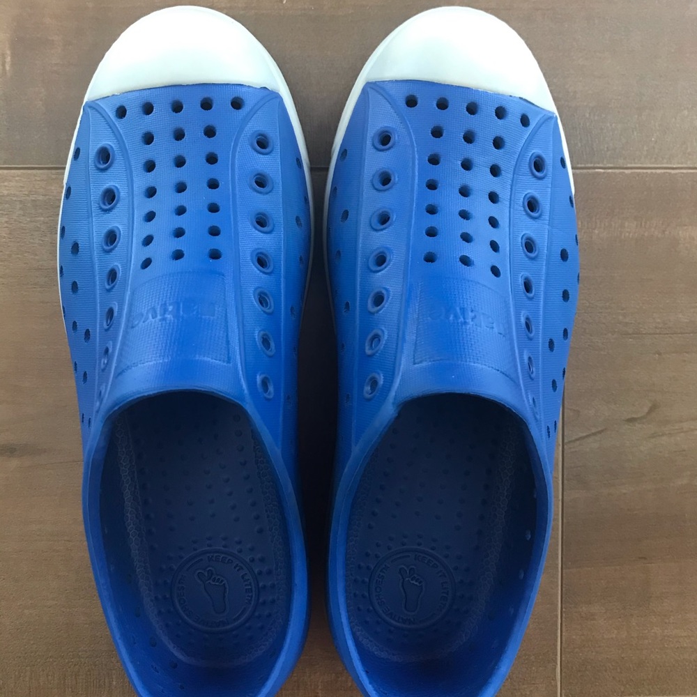 Native Jefferson sneakers - blue/glow in the dark